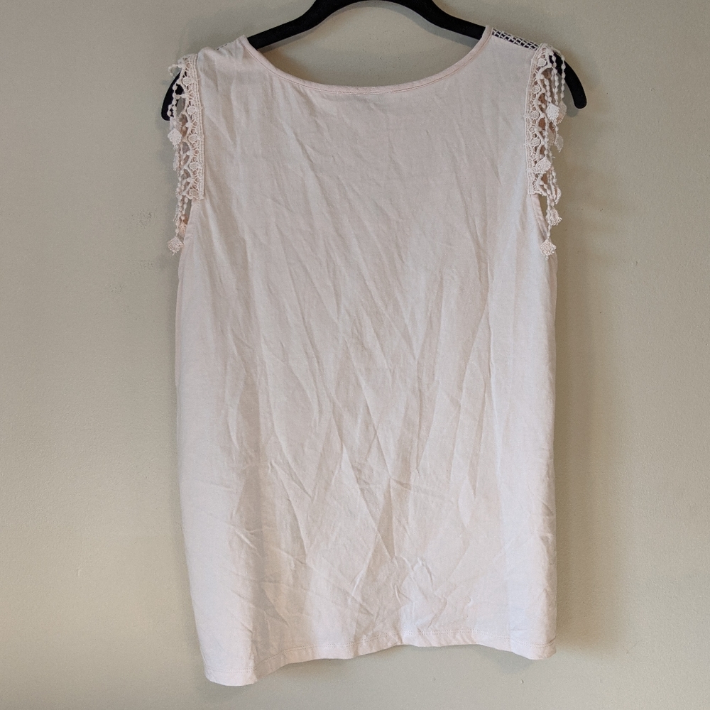Sold Zara pink crochet boho shirt - Picture 4 of 5